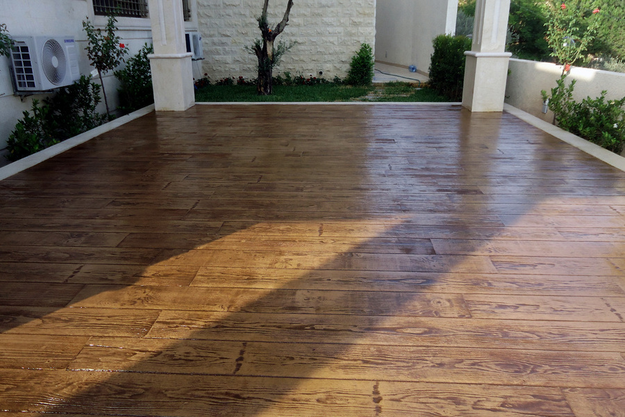 Embark on a Journey Through the Magic of Wood-Stamped Concrete
