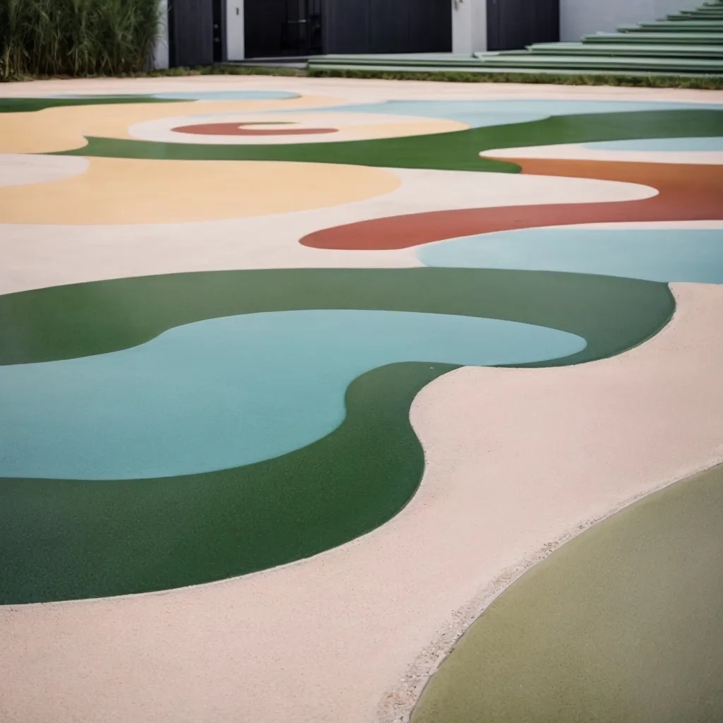 Colored concrete